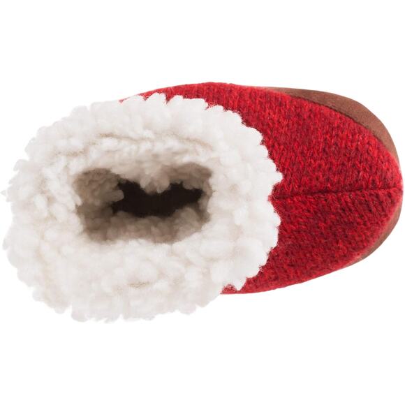 Acorn Kids Easy Bootie Ragg Slipper: Cozy Wool, Memory Foam, SZ 12/18 Months - Picture 3 of 5